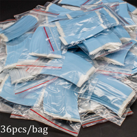 36pcs Waterproof Double-Sided Adhesive Hair Tape for Lace Wigs Toupees Hair Replacement Professional Hairdresser Acces