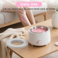 Universal Wax Pot Guard Ring Wax Heat Hair Removal Wax Ring Disposable Coated Paper Protective Cleaning Ring For Wax Heating Pot