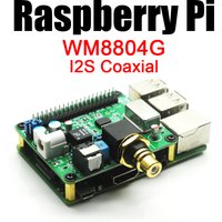 HIFI DiGi+ Digital Sound Card DAC Decode WM8804G Expansion Board Encoder I2S fiber coaxial for Raspberry pi3 pi2 B+ 3B+ 4B