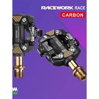 AliExpress RacewoRK RACEWORK X-M8100 MTB Bike Pedals Ultra-light Self-locking DU+ Ball-bearing Bicycle Pedals Compatible With The Shimano SPD System