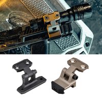 WADSN Tactical Flashlight Mount Metal M600 M300 Scout Light Mlok Keymod Picatinny Rail for MCX MPX Airsoft Toy Gun Accessories