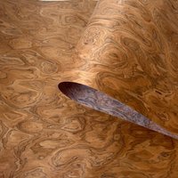 58x250cm ALPI Walnut Burl Engineered Wood Veneer, Reconstituted Fleece Backed Composite Veneer Sheet for Furniture Renovation