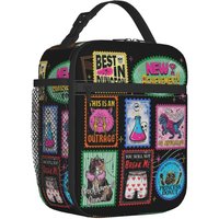Dungeon Crawler Carl Retro Insulated Lunch Bags Large Lunch Container Thermal Bag Tote Lunch Box Office Travel Men Women