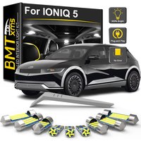 BMTxms 4Pcs Canbus For Hyundai IONIQ 5 2022 2023 Vehicle Car Light Bulb Kit Vanity Mirror lighting Trunk LED Interior Lamp