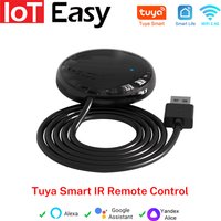 Tuya WiFi IR Universal Remote—voice-control TV/AC via Alexa, Google, Alice