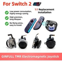 GINFULL TMR Effect Joystick New White Black For NS2 Switch 2 Controller 3D Analog Stick For Joy-Con 2 Replace Left Right Rocker