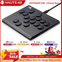 Haute42 M16 Aluminum Alloy Leverless Hitbox Controller Stickless Arcade Controller For PC/PS4/PS5 Fightstick Stickless Hitbox