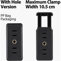 Tripod Mount 1/4'' Screw Holder Clip Adapter for Smartphone Video Recording Vlog Photography Stand Accessories