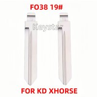 10pcs/lot Car Key Blade FO38 H75 KD Key Blank 19# for Ford Explorer Fusion Taurus Edge Lincoln for KD KEYDIY VVDI XHORSE JMD