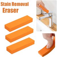 1-40PCS Stainless Steel Stain Eraser Kitchen Faucet Limescale Eraser Bathroom Glass Rust Remover Stain Remover Cleaning Eraser