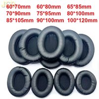 JCD 1Pair Oval Earpads Headphone Replacement Ear Pads Cushion Soft Foam Cover Ear Cups 70*90 75*95 85*105 90*110 100*120 mm