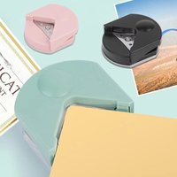 R4 Card Rounded Cutter Paper Mini Corner Rounder Portable Hole Trimmer Angle Border Punch Photo Scrapbook Office DIY Craft Tool