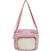Japanese Girly Ins Style Clear Ita Bag Small Crossbody Purse for Badge Display Cute Mini Phone Bag for Daily Casual Outfits