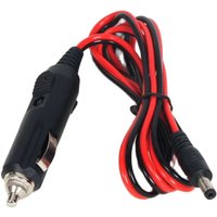 1pcs/lot New 12V 5A DC Car Cigarette Lighter Charger With Fuse, Universal Power Adapter DC Plug 5.5x2.1mm Cable 1.2m
