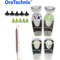 Dental Resin Filling kit Composite Light Cure Resin Filling Spatula Molding Tool Mixing Handle and Foam Pad Kit Trimmer Spatula