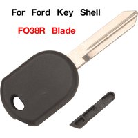 Jingyuqin-Coque de clé de voiture à transpondeur, étui vierge pour Ford C-Max F350 Escape Fi.C. F150 Mustang FO38R, lame de clé vierge, 10 pièces