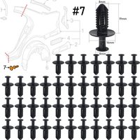 50PCS Auto Fender Bumper Liner Pin Rivet Trim Panel Fastener Plastic Mounting Clips Retainer For BMW Mercedes-Benz A1249900492