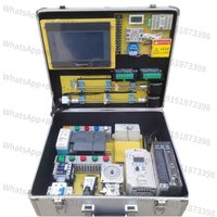Customized S7-200 PLC Training Kit Test Practice Box Learning HMI Touch Screen Programming Teaching For