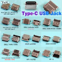 1Piece Type-C USB Jack For LapTop PC Type-C Power Charging Socket Port Charge Connector Dock Plug For HP DELL ASUS ACER Repair