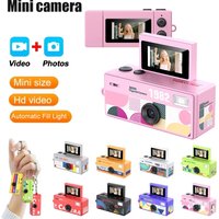 Mini Thumb Camera 0.96inch Flip Screen Keychain Camera Retro 720P Outdoor Sports Camera Very Small Camcorder Video Recorder