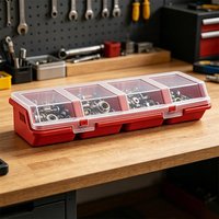 Multi Grid Storage Box Small Parts Screw Durable Plastic Hardware Jewelry Tools Storage Boxs Easy Storage Of Screw Parts