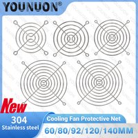 2PCS NEW 304 Stainless Steel Fan Guard Grill 60MM 80MM 92MM 120MM 140MM Cooling Fan Grill