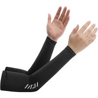 AliExpress NONE Sunscreen ice sleeves for men, ice silk gloves for summer, thin design, UV protection, driving and cycling, outdoor arm covers