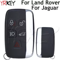 Car Key Shell for Jaguar XJ XJL XF for Land Rover LR4 for Range Rover Sport Evoque 5-Buttons Intelligent Remote Control Key Case