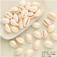 Handcraft Shell Pendants Natural Conch Beads DIY Supplies Pre-Holed Ocean Theme Jewelry Making for Earrings Necklace Set 10Pcs