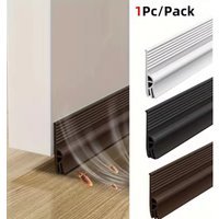 1m Door Bottom Sealing Strip Self-adhesive Sound Insulation Anti-theft Door Waterproof Home Decoration Gap Baffle