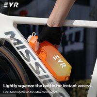 EVR 610ml Cycling Water Bottle Pneumatic Water Bbottle Cage Combination Men's and Women's Road Cycling Sports Water Cup