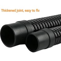 1Pcs I.D 20/25/32/40mm Corrugated Hose Inlet Outlet Hose Soft Aquarium Corrugated Pipe Rubber Head with Clamps Fish Tank Tube