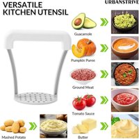 1PCS PP Manual Potato Masher Fruit Vegetable Mud Press Food Crusher With Non-Slip Handle Durable Potato Ricer Kitchen Gadgets