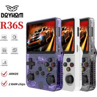 BOYHOM 100% Original ARKOS 2.0 R36S Retro Handheld Game Console 3.5'' IPS,15000+ Games, Retro Portable Pocket Player, 64G/128G