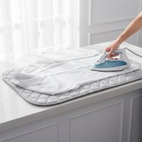 Portable Ironing Mat 2 in 1 Ironing Board and Dryer Washer for Travel Compact Iron Anywhere Design for Dorms Apartments RVs