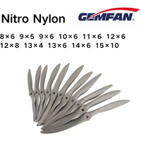 8×6 9×5 9×6 10×6 11×6 12×6 12×8 13×4 13×6 1460 1510 Gemfan Nylon Propeller Nitro Airplanes APC 2 Blade Prop Accessory