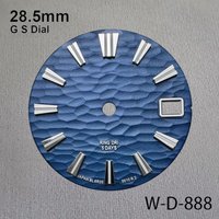 28.5mm GS Logo With Grand S Dial Suitable Fit NH35/NH36/4R/7S Japan Movement Green Lumens Wave High Quality Watch Accessories