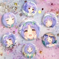 C-Cinnamon NEKOPARA Badges Creative Tinplate Button PinsBrooch Badge Clothes Backpack