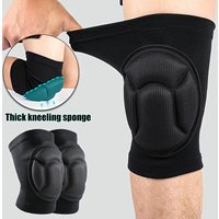 1Pair Knee Pads Thicken Sponge Volleyball Dancing Knee Protective Brace Gym Fitness Non Slip Unisex Basketball Yoga Knee Pads