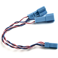 For BMW E/F/G Series 2pcs Car Speaker Tweeter Plug Connector Adapter Wiring Cable Y Harness Splitter Brand New Car Accessories