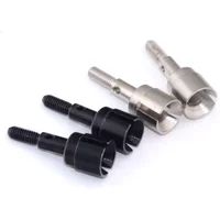 4pcs HSP 02033 Steel Stub Axle For 1/10 Redcat Volcano EPX / Pro Upgrade Parts Monster Truck BRONTOSAURUS Replacements
