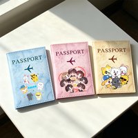 ENHYPEN Passport Holder Woman KPOP Men's Team Print Travel Wallet Document Organizer Girl Waterproof Document Holder Passport