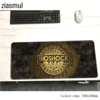 bioshock padmouse 700x300x2mm gaming mousepad game locked edge mouse pad gamer computer desk High-end mat notbook mousemat pc