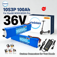 10S3P 36V Battery Pack with Bracket for Xiaomi M365 Electric Scooter,🔋 10Ah 18650 Cells with BMS & Charger💰