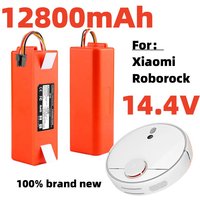 Replacement Battery for Xiaomi Roborock S55 S60 S65 S50 S51 S5 MAX Robot Vacuum Cleaner S6 Parts 14.4V 12800mAh