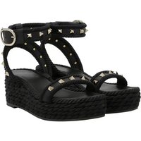 2026 Spring/Summer New Wedge Heel Studded Roman Platform Ankle Strap Thick Sole Casual Versatile Beach Sandals For Women
