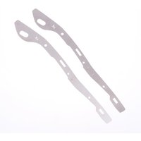 2Pcs Front Bumper Repair Metal Plate Buckle Broken Opening Rotten Buckle Repairer Bracket 2003-2015 6 M6 For Mazda