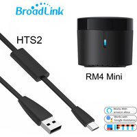 Broadlink Rm4 Mini Smart Remote Control Infrared Universal IR Audio Video Smart Home work with Google Home Alexa