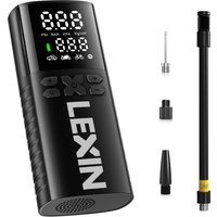 Lexin P4 Intelligente Luftpumpe, 4000 mAh, für Motorräder, Reifenfüller, Fahrradboot, mit LED-Digital- und voreingestelltem Druck