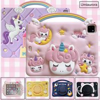 For Samsung Tab A A7 A8 A9+ A11+ Plus 11" SM-X230 X210 X130 T220 S6 Lite 10.4 inch Kids Cartoon Tablet Case Stand Silicon Funda